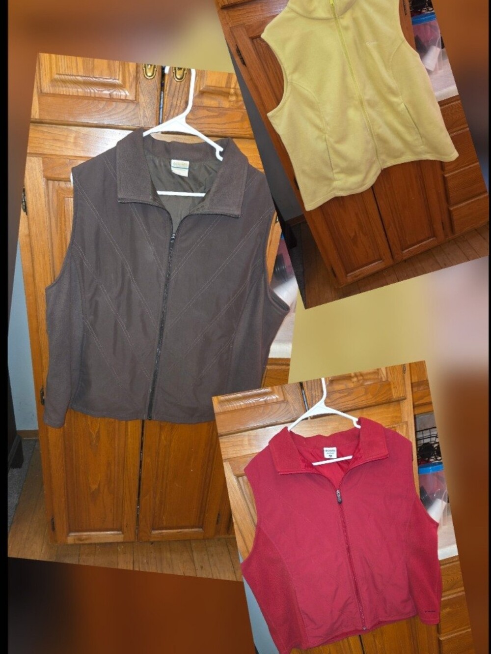 Columbia women's plus size 2XL vests - lot of 3